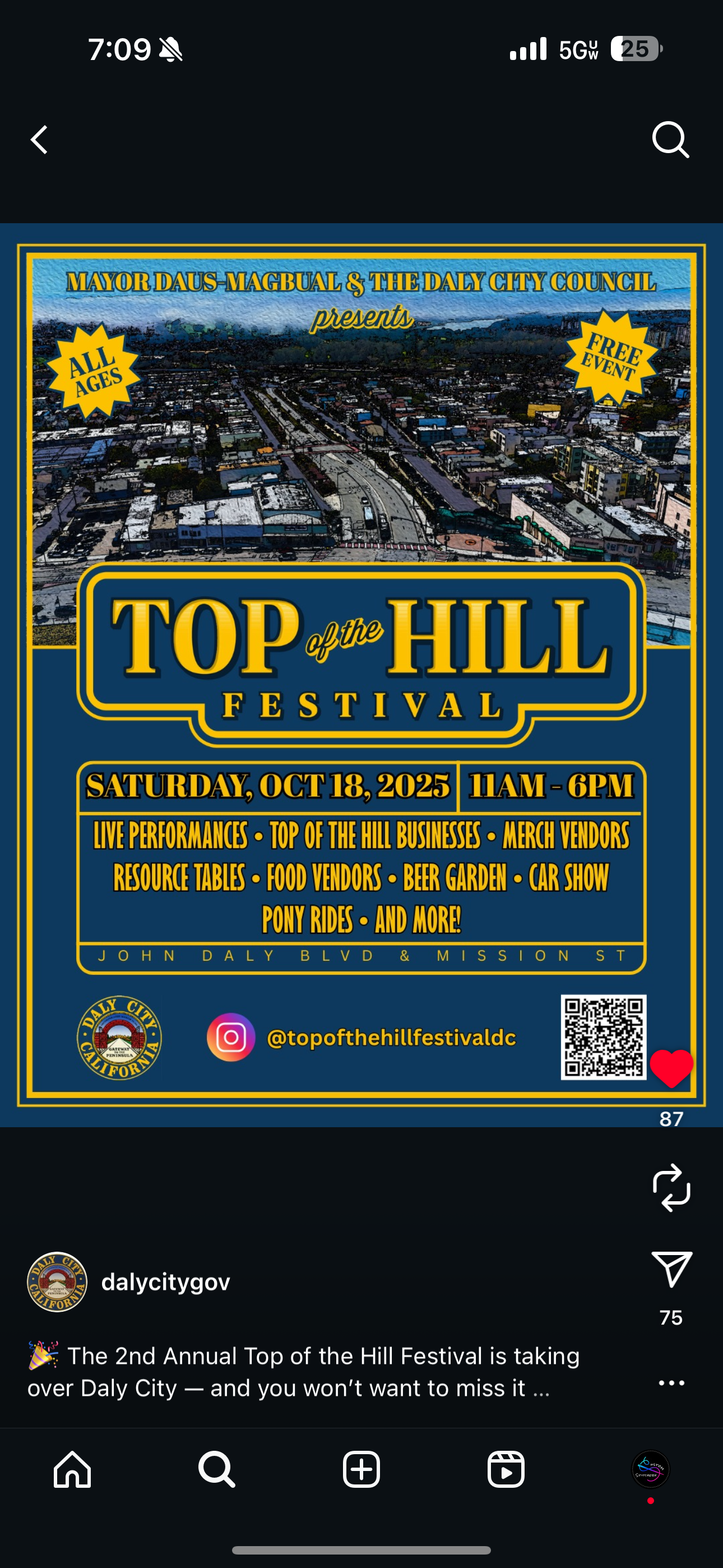 Top of the Hill Festival Daly City